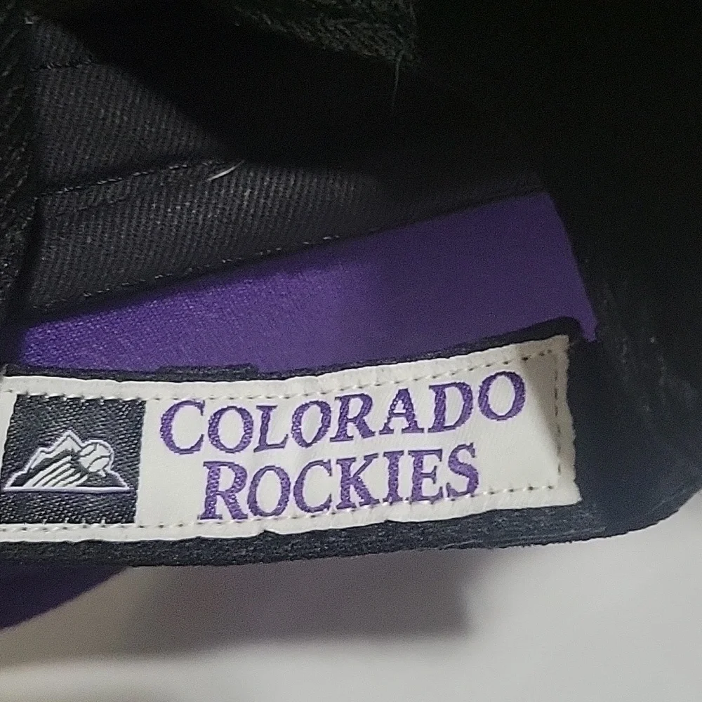 COLORADO ROCKIES HAT CAP ADJUSTABLE ONE SIZE FITS MOST STRAP BACK MLB Youth